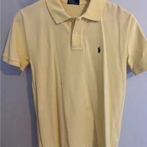 Polo by Ralph Lauren Men's Light Yellow Polo Shirt